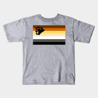 Bear Brotherhood Pride Flag Kids T-Shirt